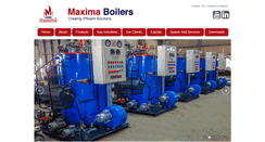 Desktop Screenshot of maximaboiler.com